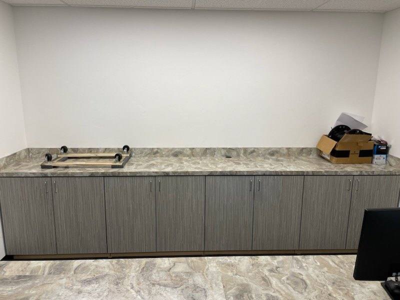 Best Care: Low storage cabinetry