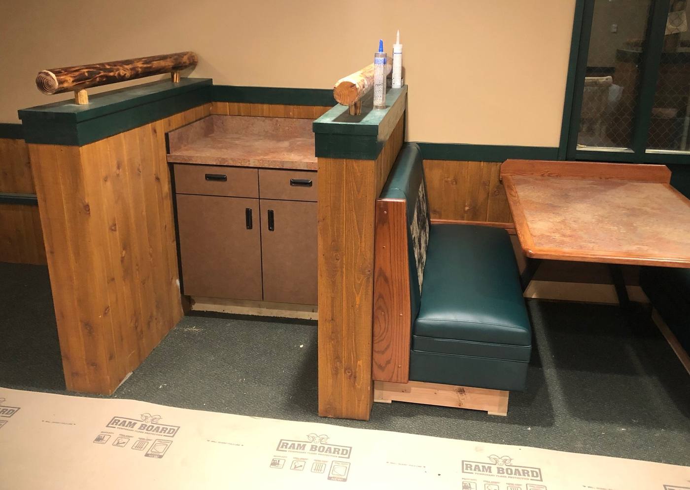 Black Bear Diner: Wait-station cabinetry